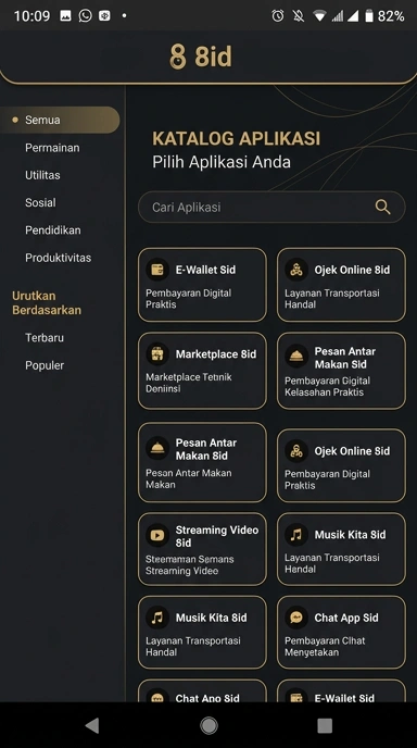 8id - Pusat Akses Aplikasi Populer dan Kanal Uji