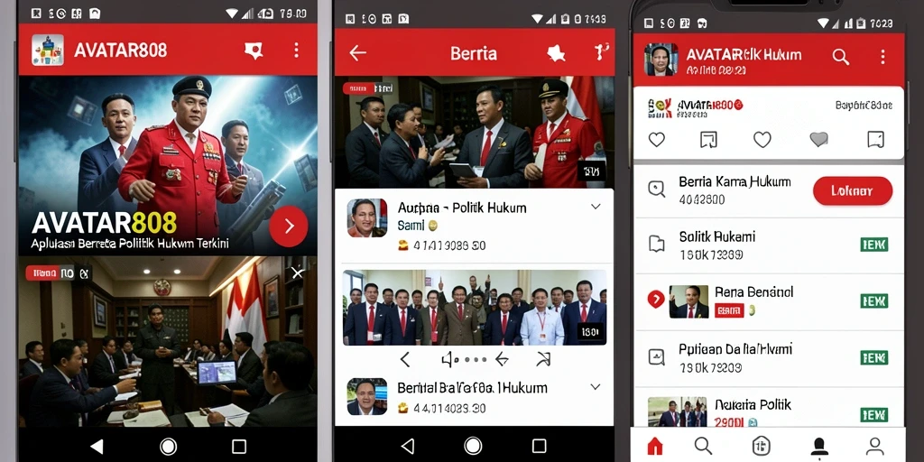 Tampilan antarmuka AVATAR808 yang modern dan informatif.