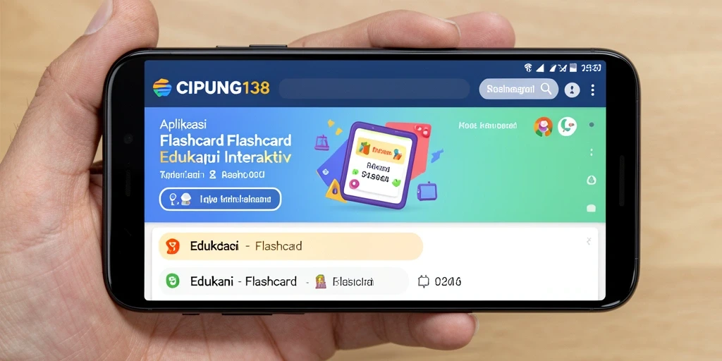 Tampilan antarmuka aplikasi CIPUNG138 yang menarik dan interaktif.