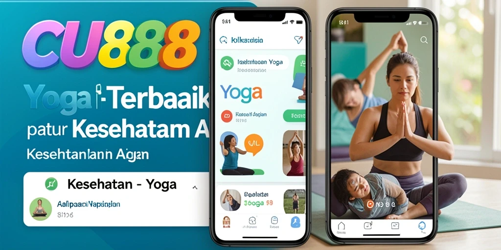 Antarmuka CU888 yang menarik dan fungsional untuk latihan yoga.