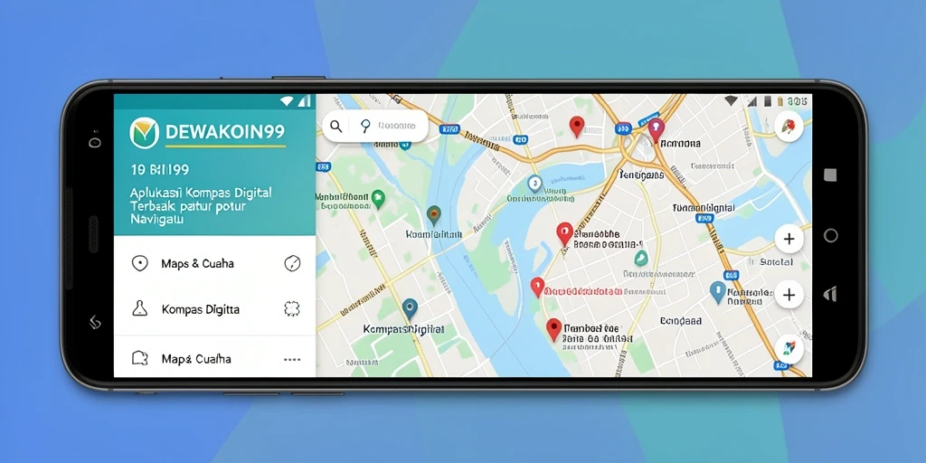 Antarmuka aplikasi Kompas Digital DEWAKOIN99 yang informatif dan intuitif.