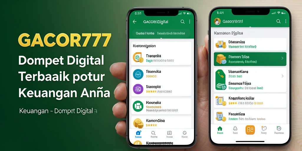 Antarmuka GACOR777 yang bersih dan mudah digunakan.