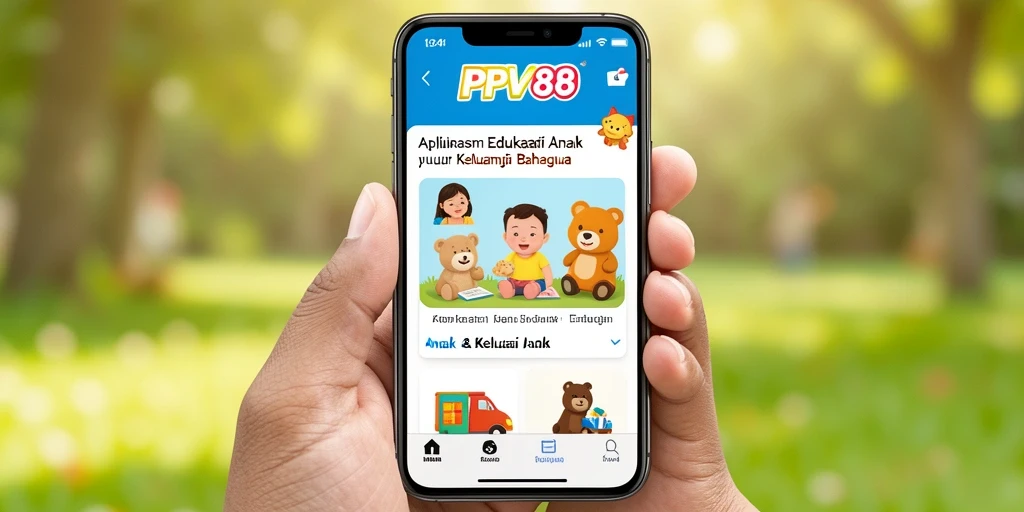 Tampilan antarmuka PPV88 yang menarik untuk anak-anak.